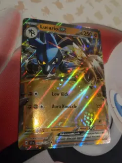 Lucario Ex 082/142 Stellar Crown Holo NM Pokemon Tcg Card - Image 3
