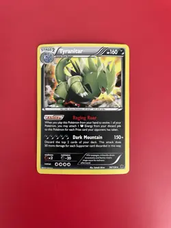 Pokemon Tyranitar 56/124 - Fates Collide Holo - Image 2