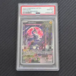 2023 POKEMON SVP EN #013 MIRAIDON SVI ETB-MIRAIDON BLACK STAR PROMO PSA 10 - Image 1