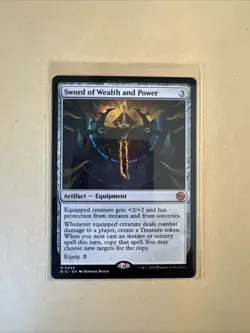 MTG Sword of Wealth and Power BIG 0026 M NM Regular - Image 1