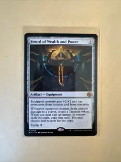 MTG Sword of Wealth and Power BIG 0026 M NM Regular - Image 2