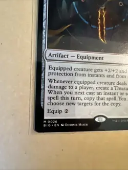 MTG Sword of Wealth and Power BIG 0026 M NM Regular - Image 3