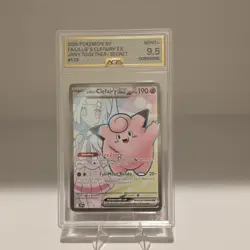 Lillie’s Clefairy ex 173/159 Pokemon Journey Together Full Art AGS 9.5 MINT+ - Image 1