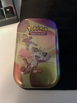 Pokemon TCG Scarlet & Violet 151 Mini Tin (Hitmonchan & Meowth) - SEALED - Image 1