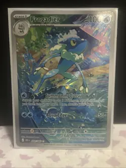 Frogadier 89/86 Chaos Rising Illustration Rare Pokemon NM - Image 1