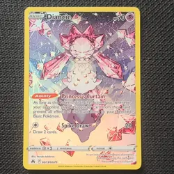 Pokemon TCG Diancie GG13/GG70 Crown Zenith Galarian Gallery Holo Full Art - Image 1