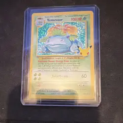 Pokemon TCG Venusaur 15/102 Base Set Holo Rare English 25th anniversary - Image 1
