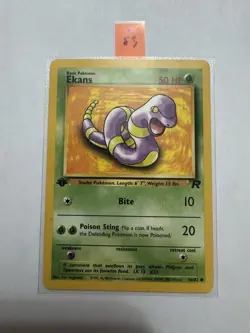 Pokemon Ekans 56/82 Team Rocket 1st edition - Image 1