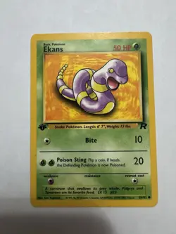 Pokemon Ekans 56/82 Team Rocket 1st edition - Image 3