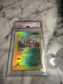Pokemon Skyridge Reverse Holo Shuckle Psa9 Old Slab - Image 1