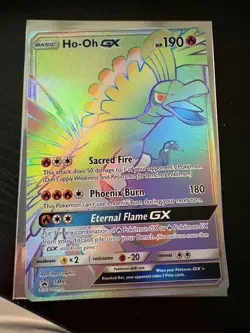 Pokemon TCG HO-OH GX Sun & Moon Sm80 Promo Promo - Image 1