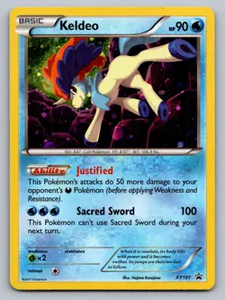 Keldeo - XY191 XY191 Holo Promo XY Promo Pokemon Lightly Played - Image 1