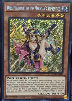 Dark Magician Girl the Magician's Apprentice ALIN-EN004 Secret Rare NM Yu-Gi-Oh! - Image 1