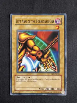 2004 Exodia! Left Arm of the Forbidden One DB1-EN138 Dark Unlimited LP! - Image 2
