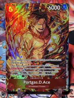 PORTGAS D ACE - One Piece ST15-005 - PROMO Super Rare SR Illustration Box Vol 5 - Image 1