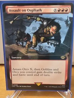 MTG Assault on Osgiliath #386 Extended Art the Lord of the Rings - Image 1