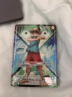 One Piece OP16-022 Monkey D Luffy Alt Art Leader OP16 - Image 3