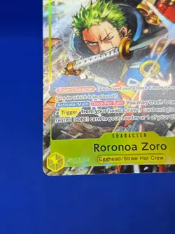 One Piece Starter Deck 29: Egghead Roronoa Zoro ST29-014 Full Art NM - Image 5