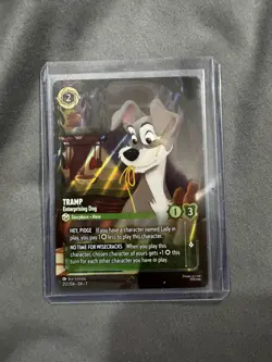 Ravensburger Disney Lorcana Tramp Enterprising Dog 212/204 Enchanted Foil - Image 1