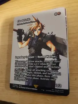 MTG Cloud Strife Borderless (42) Final Fantasy - Image 1