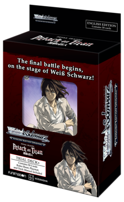Weiss Schwarz Attack on Titan Final Season Trial Deck + - Brand New - Image 1