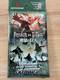 Weiss Schwarz Attack On Titan Vol. 2 English Booster Pack - Image 1