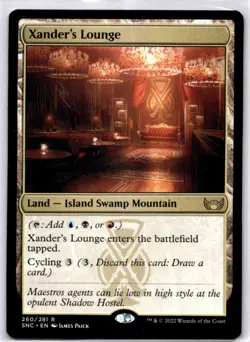 MTG Xander's Lounge Normal NM Streets of New Capenna R Magic 260 - Image 1