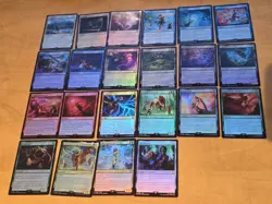 MTG Final Fantasy Bulk 22 Common Uncommon (All Foil - No Duplicate) - Image 1