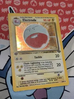 Pokemon TCG Electrode 1st Edition Holo Rare Jungle Set 2/64 - Image 2