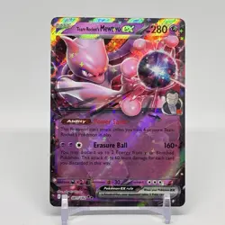 Pokemon Lot of 3 Team Rocket's Mewtwo ex 081/182 DESTINED RIVALS - Image 4