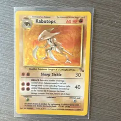 Wizards of the Coast Kabutops 9/62 1999 Fossil Unlimited Holo Rare TCG EN - Image 1