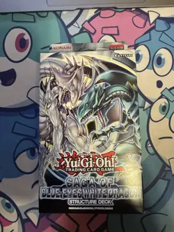 Yugioh Saga of Blue-Eyes White Dragon Structure Deck Brand New Factory Sealed - Image 1