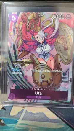 Bandai One Piece Card Game Uta Foil 3-Card Lot English OP06-001 P-031 - Image 4