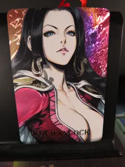 Boa Hancock One Piece Art Card Rare Holo Laser Collectible Anime Manga CCG NM - Image 1