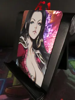 Boa Hancock One Piece Art Card Rare Holo Laser Collectible Anime Manga CCG NM - Image 2