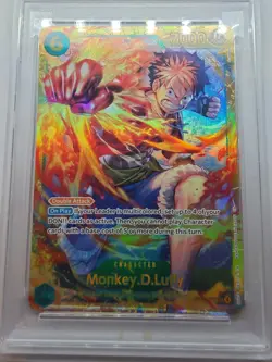Monkey D. Luffy OP13-118 One Piece TCG Carrying on His Will SEC PSA Gem 10 - Image 3
