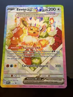 Eevee ex 174 SV Black Star Promo Card Prismatic Evolutions Pokemon TCG - Image 1
