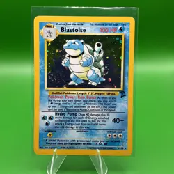 Pokemon Blastoise Base Set 2 Holo Rare 100 HP 002/130 1999 English Card - Image 1
