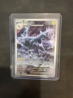 Pokemon Zebstrika 115/086 Sv: White Flare Illustration Rare Holo Card EN - Image 1