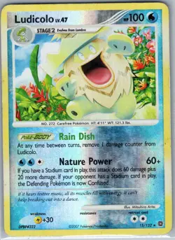 Ludicolo 13/132 Reverse Holo Secret Wonders - Pokemon Card - NM - Image 1