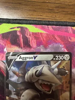 Pokemon TCG Aggron v Brilliant Stars Holo Ultra Rare Card 096/172 - Image 3