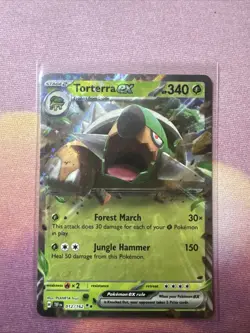 Pokemon TCG Torterra EX Double Rare Holo Card 012/162 Temporal Forces - Image 1