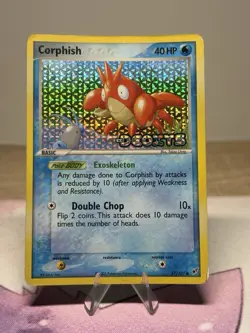 Corphish Reverse Holo 57/107 Ex Deoxys Stamped Pokemon Card MP - Image 1