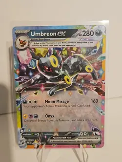 Pokemon TCG Umbreon EX 60/131 Double Rare Prismatic Evolutions Card NM - Image 1