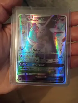 Espeon GX SM35 Sm Holo pokemon card Perfect condition - Image 1
