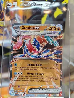 Greninja EX 106/167 Double Rare - Twilight Masquerade - Pokemon TCG Card - NM - Image 1