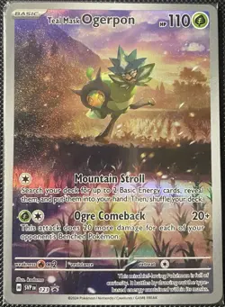 Teal Mask Ogerpon 123 Sv: Scarlet & Violet Promo Holo (SEALED) Pokemon Card - Image 1
