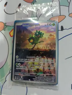 Teal Mask Ogerpon 123 Sv: Scarlet & Violet Promo Cards Holo Sealed M/NM - Image 1