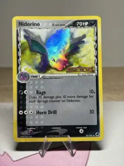 Nidorino Delta Species 35/101 Ex Dragon Frontiers Reverse Stamped Holo Card HP - Image 1