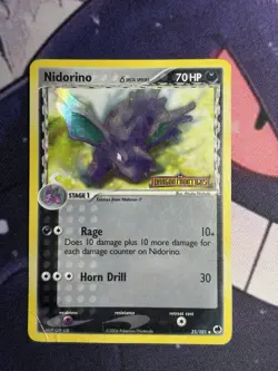Nidorino Delta Species 35/101 Ex Dragon Frontiers Reverse Stamped Holo Card HP - Image 2